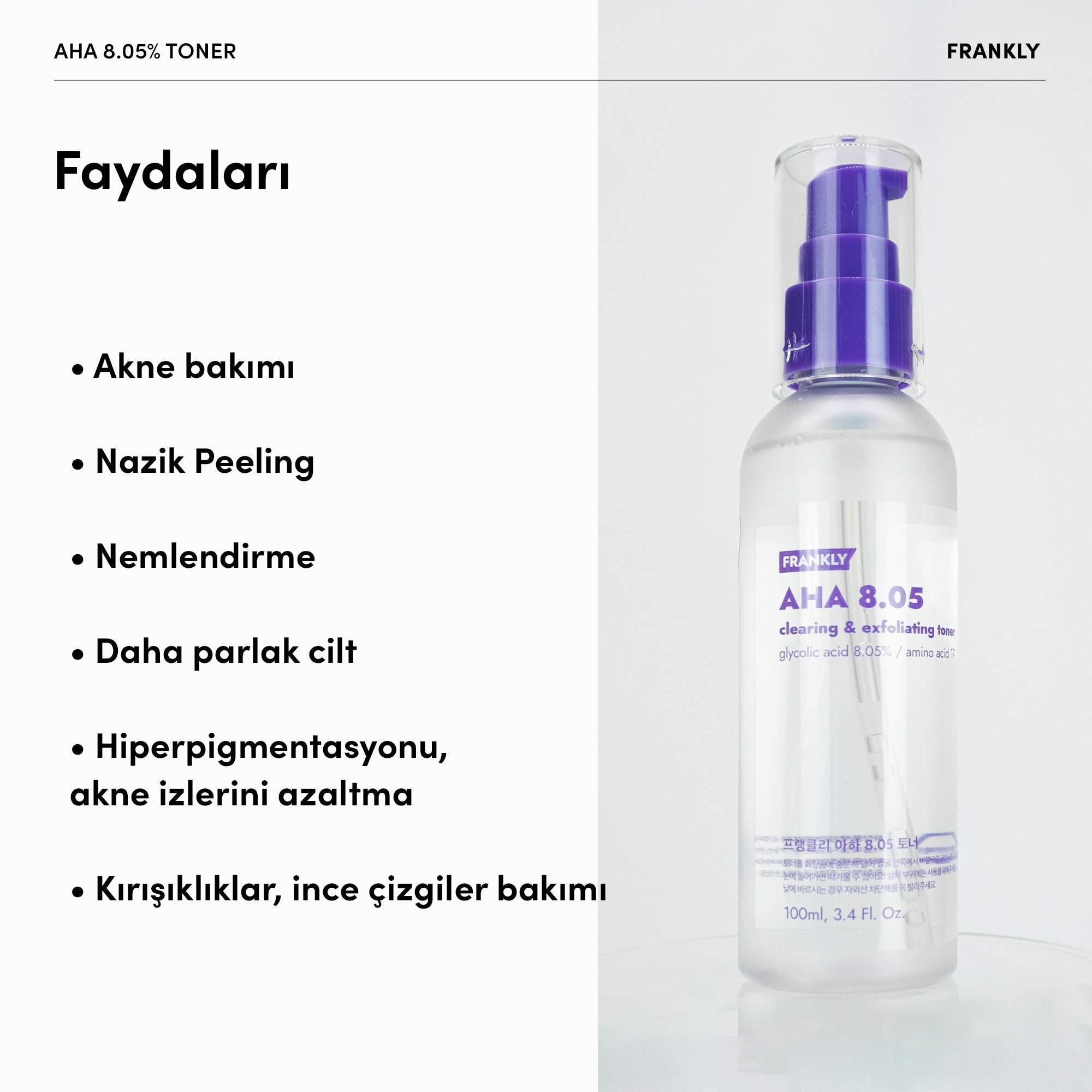 AHA %8 Tonik 100 mL