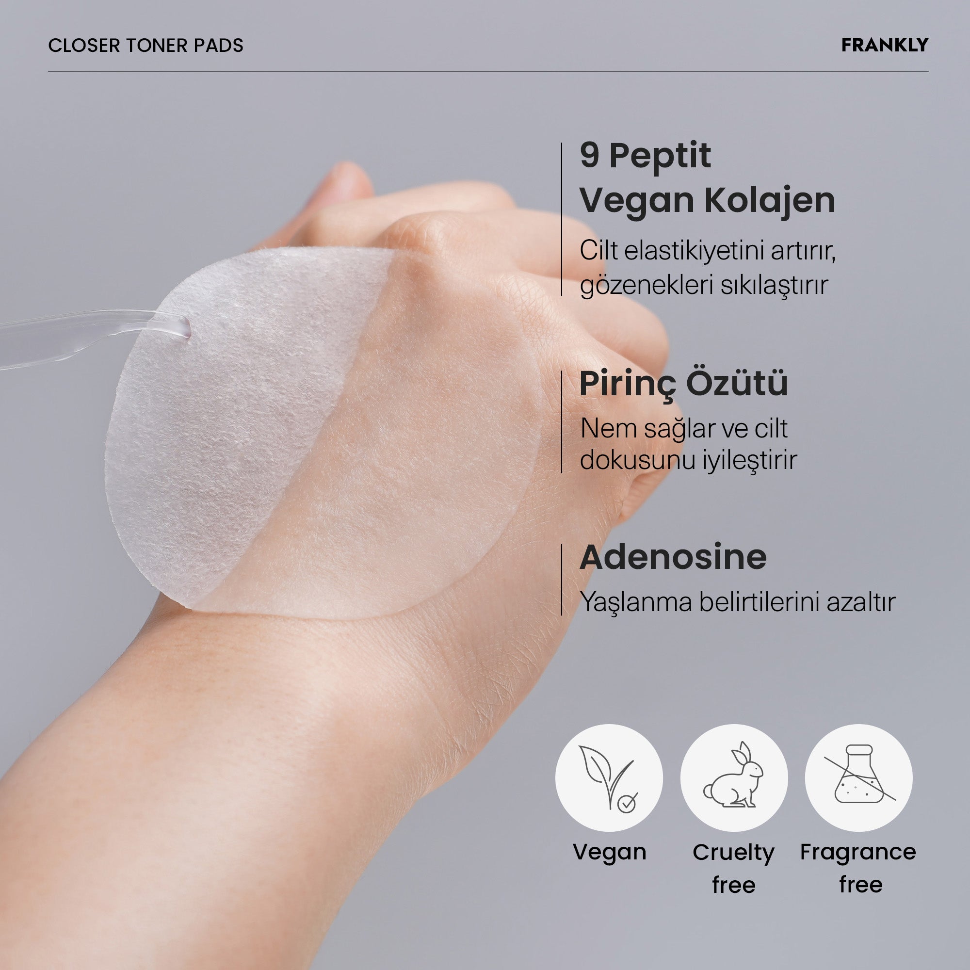 Closer Toner Pad 70 Adet 105 mL