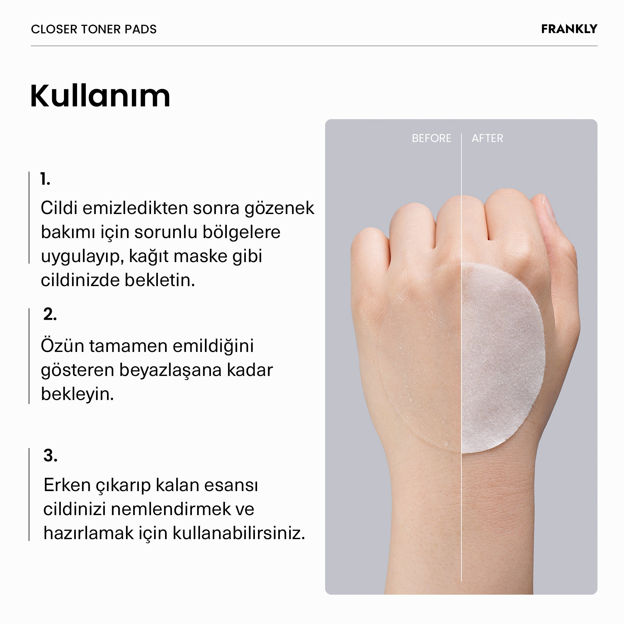 Closer Toner Pad 70 Adet 105 mL