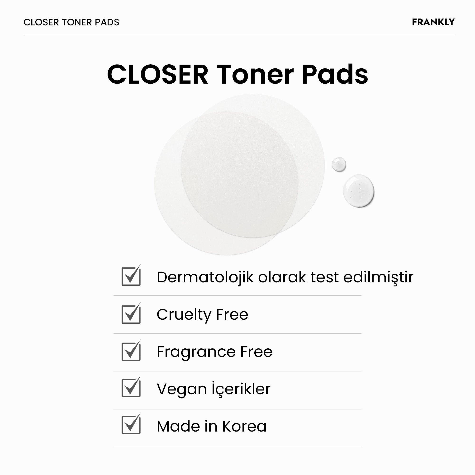 Closer Toner Pad 70 Adet 105 mL