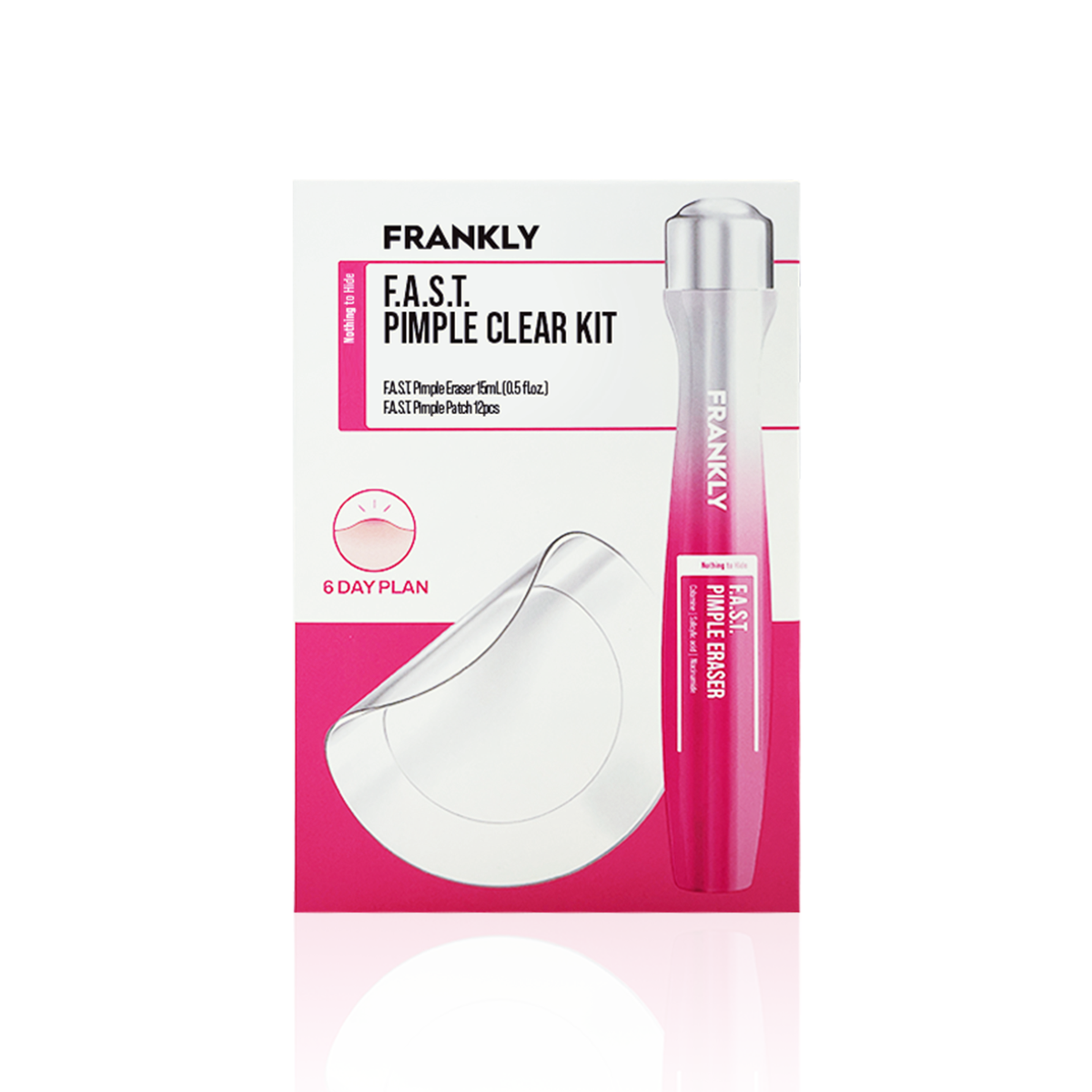F.A.S.T. Pimple Clear Kit Akne ve Sivilce Bakım Kiti - Şeffaf Sivilce/Akne Bandı 12 Parça - Akne Kurutucu Losyon 15 ml
