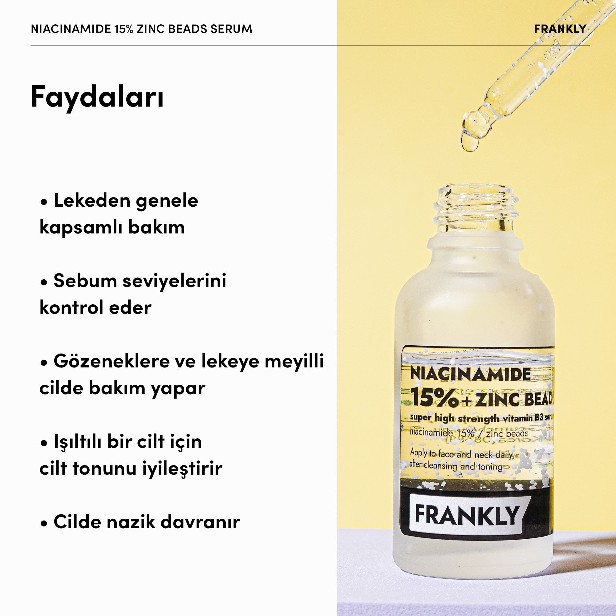 Niacinamide 15% + Zinc Beads Serum