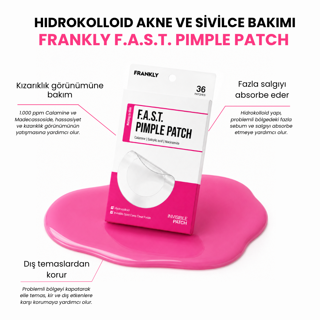 Pimple Patch Hidrokolloid Akne ve Sivilce Bakım Bandı 36 Parça