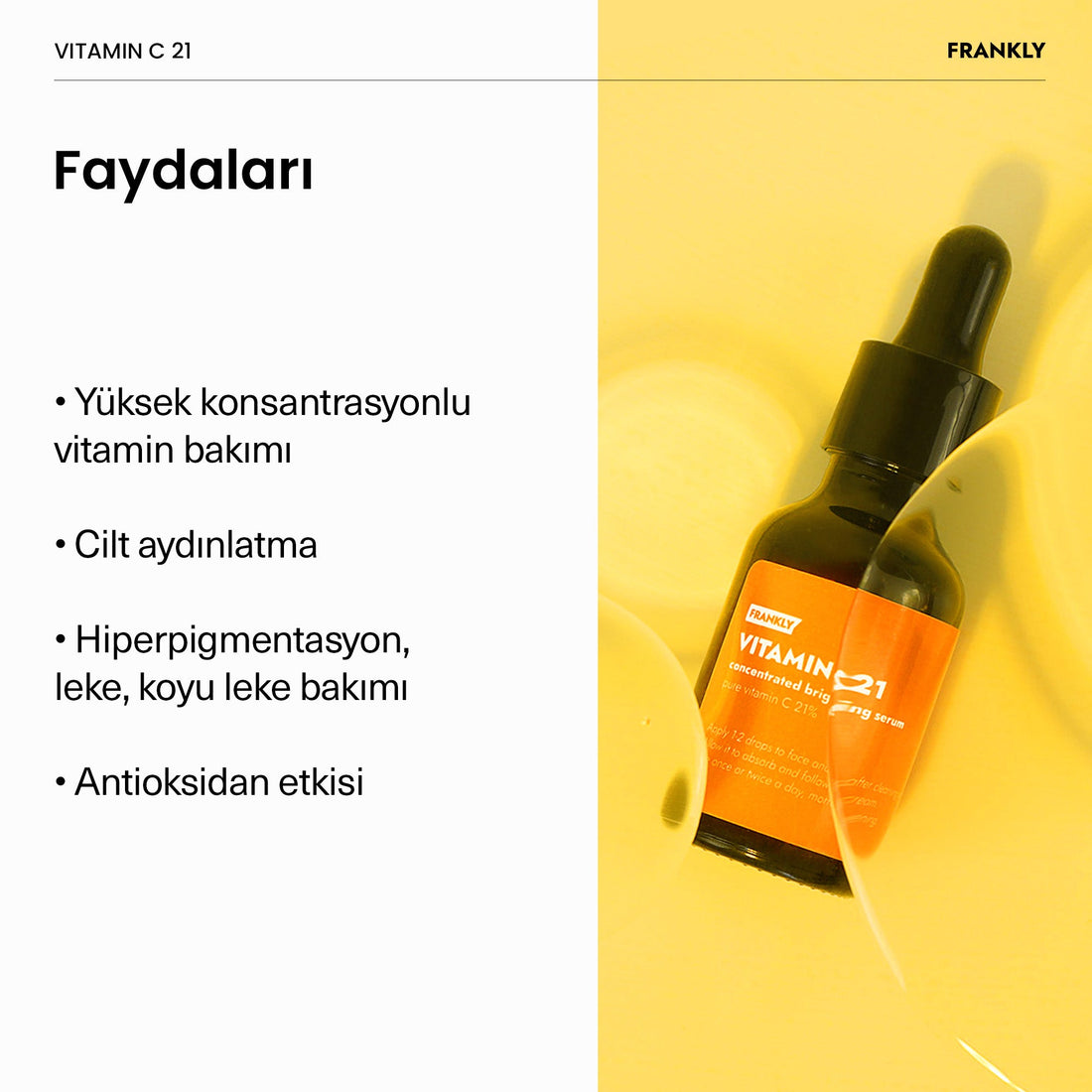 Vitamin C %21 Serum 15 mL