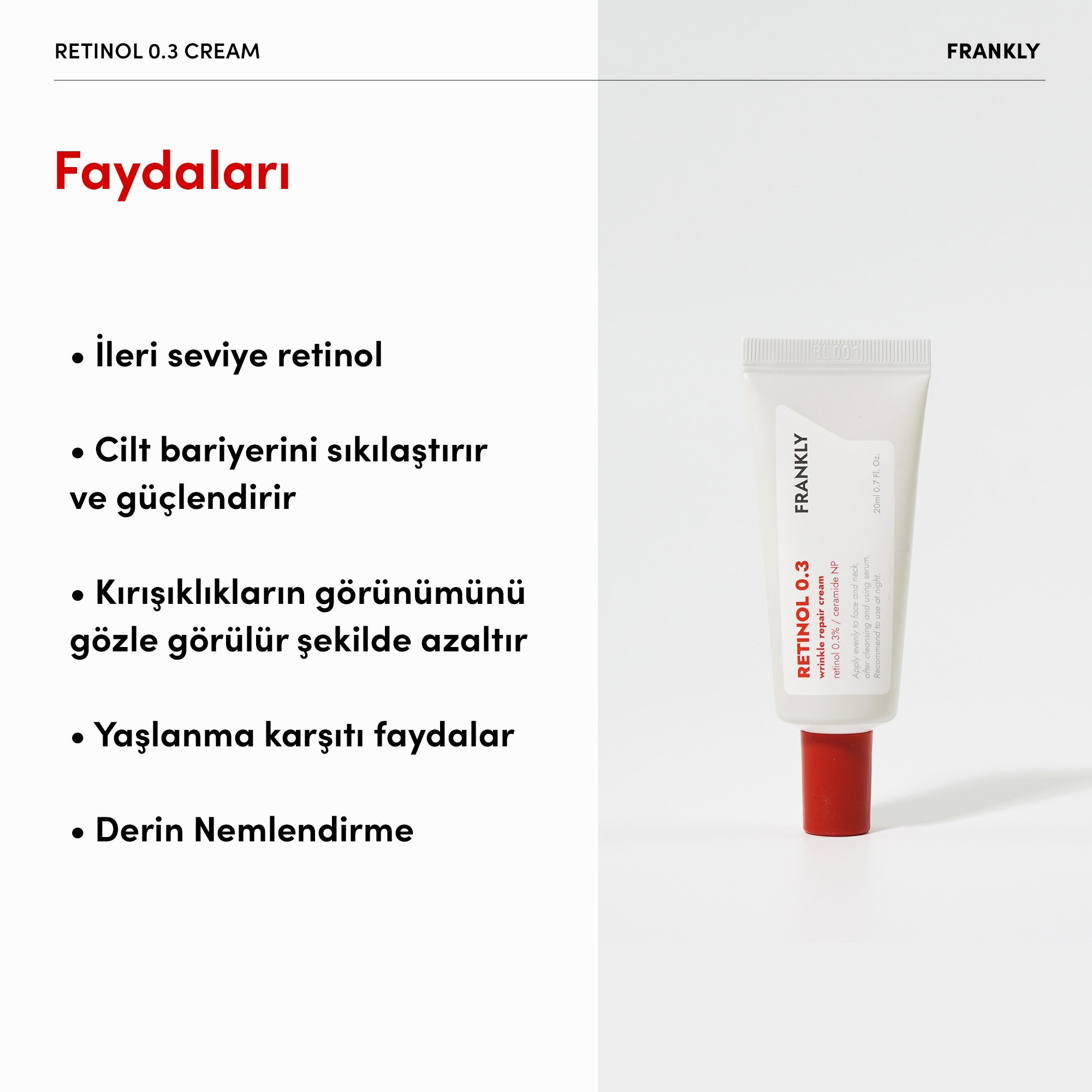 Retinol %0.3 Krem 20 mL