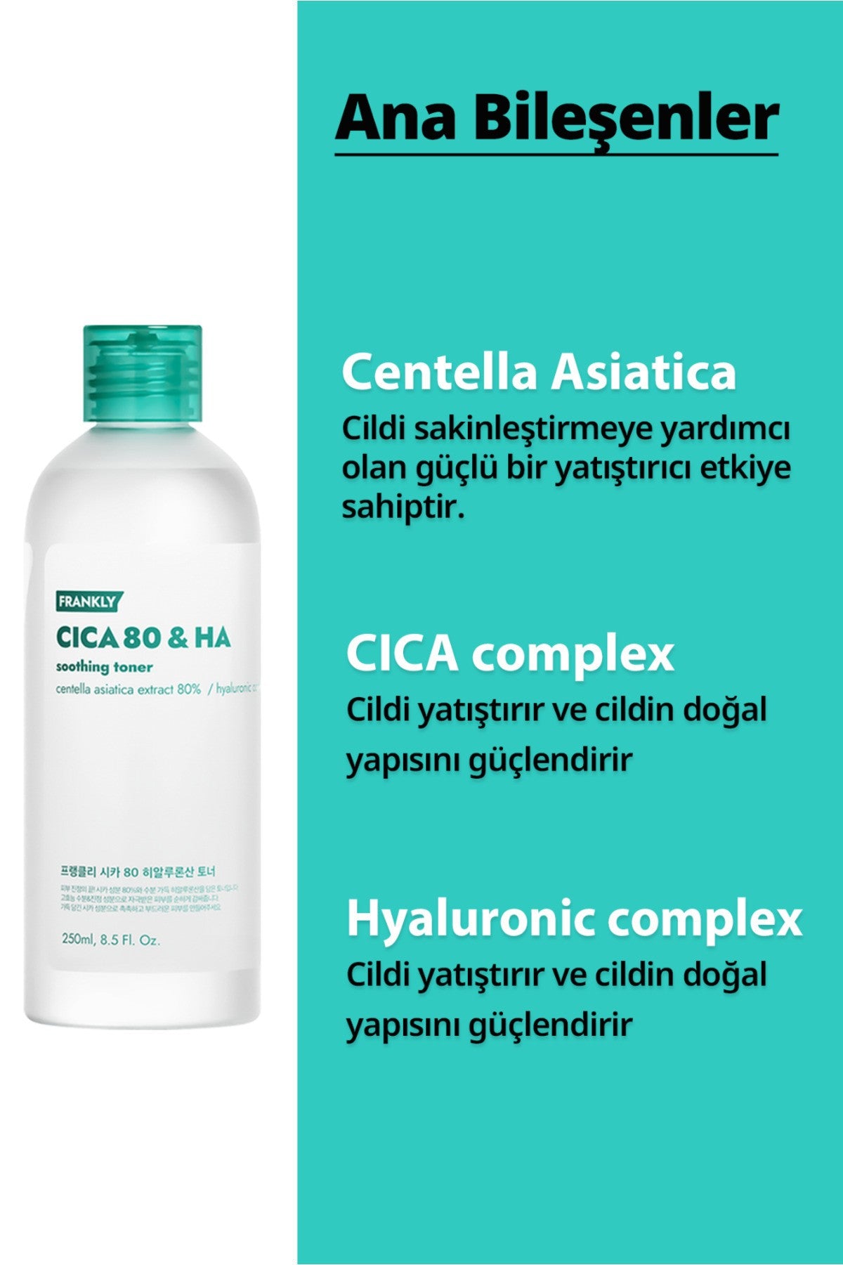 CICA 80 & Hyaluronic Acid Toner